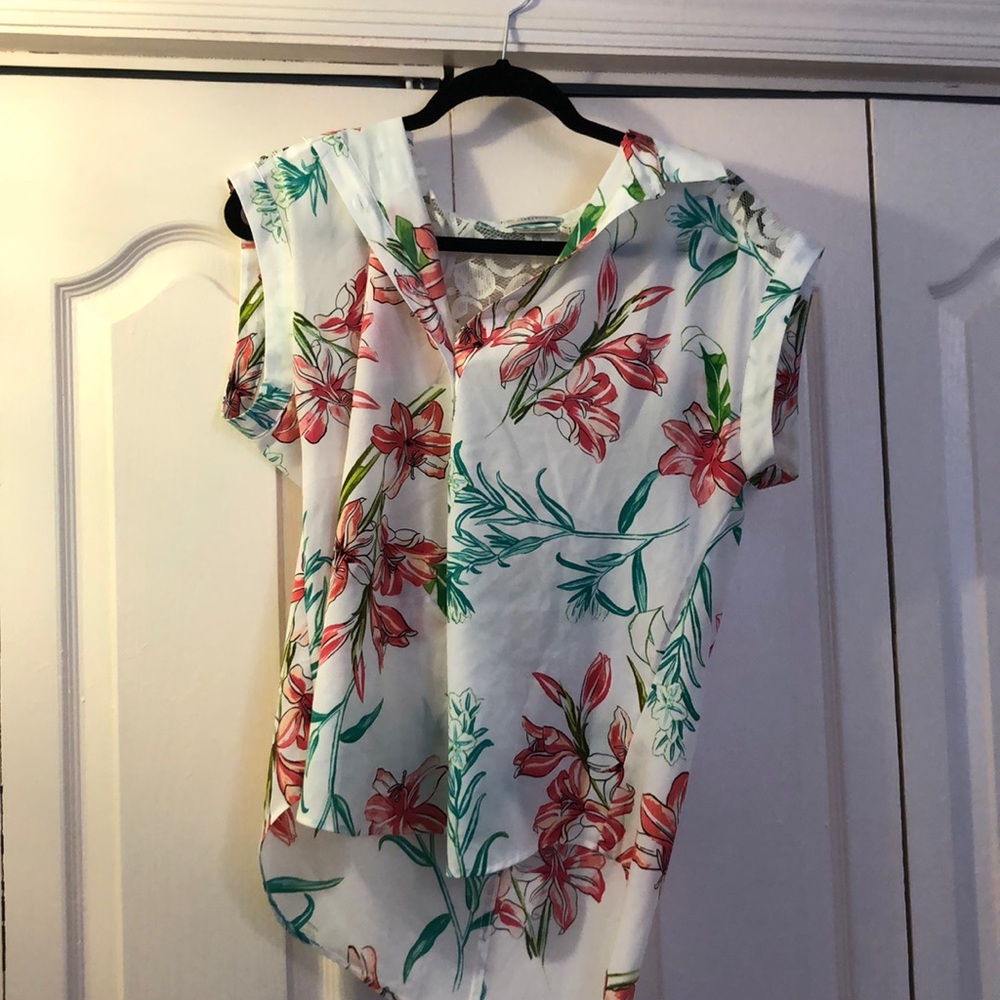 floral blouse